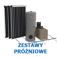 zestawy kolektorów słonecznych próżniowych