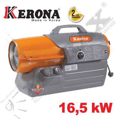 Nagrzewnica olejowa KERONA Special Edition KFA-70 moc: 16,5kW bez odprowadzania spalin, wyświetlacz, termostat, manometr, regulacja pompy
