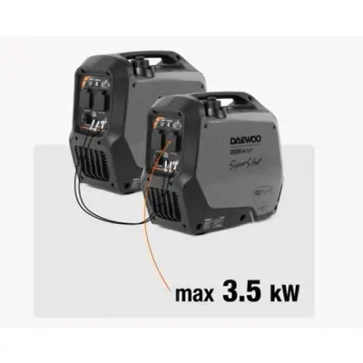 Przewód Kit 35i do połączenia równoległego 2 agregatów prądotwórczych Daewoo GDA 2500Si do mocy 3,kW, 63,5dB