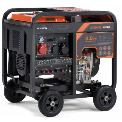 Agregat prądotwórczy DAEWOO AVR Diesel DDAE 11000DXE-3 230V/400V, moc: 8,0/7,5kW