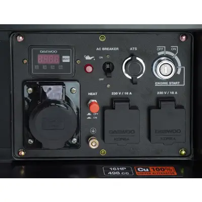 Agregat prądotwórczy DAEWOO AVR Diesel 6000XE 230V, moc: 5,0/4,5kW
