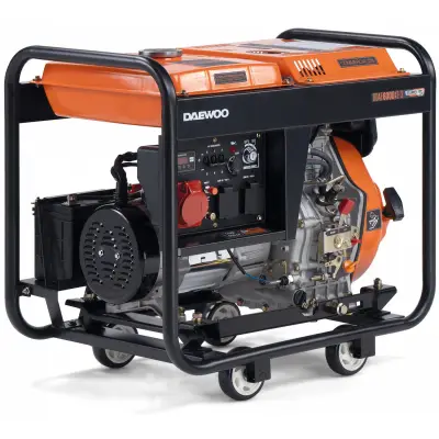 Agregat prądotwórczy diesel DAEWOO DDAE 6000XE-3, Dual Power 230V/400, AVR, moc: 5,0/4,5kW