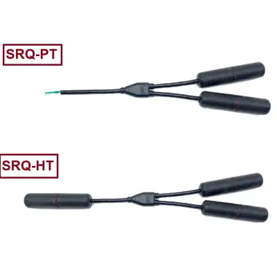 Hermetyczne szybkozłącze - zestaw połączeniowy zasilania typu T do dwóch samoregulujących kabli grzewczych, typ: SRQ-PT