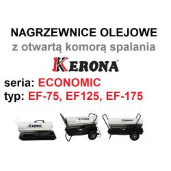 <b>NAGRZEWNICE OLEJOWE KERONA seria Economic EF</b>