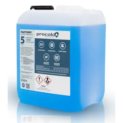 Płyn do instalacji technicznych, niezamarzający glikol etylenowy Factory do -35 st.C, poj. 20kg