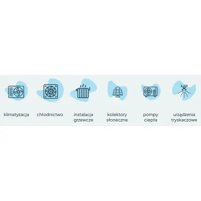 Płyn do instalacji chłodniczych, CO, pomp ciepła, niezamarzający glikol ekologiczny Factory Eko D z funkcją detekcji wycieku do -25 st.C, poj. 20kg