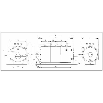 Kocioł multiolejowy PREXTHERM RSW 240 z palnikiem CTB 400 moc: 200-240kW na olej opałowy, olej napędowy + inne świeże lub zużyte oleje mineralne