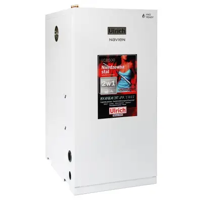 Kocioł olejowy kondensacyjny, dwufunkcyjny C.O. Ulrich by Navien LCB500-21C, 23kW - mały, lekki, oszczędny