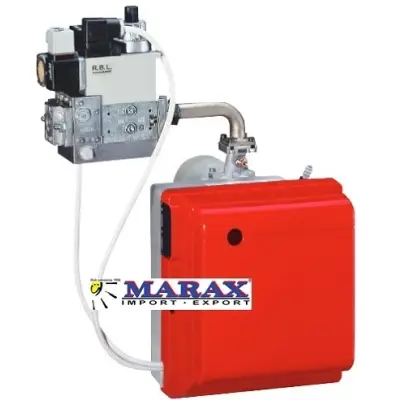 Palnik gazowy RIELLO BS2 (L=100-114mm) z rampą gazową MBD 407 G 3/4