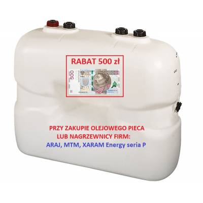 Rabat 500 zł! - zbiornik jednopłaszczowy na olej opałowy lub napędowy EUROLENTZ 1500 TEL 72, poj. 1500l, KOD:24731