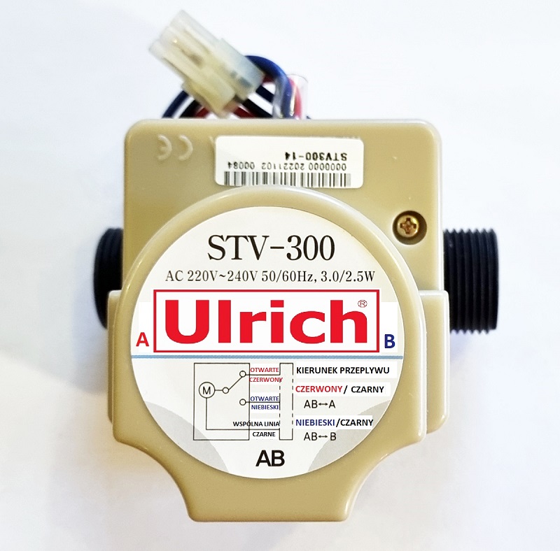 W sprzedaży ponownie dostępne zawory trójdrożne ULRICH STV300 (dawniej: ATV300)