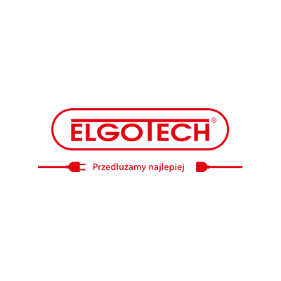 Przedłużacz, przewód elektryczny z wtyczką i z gniazdem czarny, kabel Elgotech PS-101,5-2, 2x1mm 10 A, dł.1,5mb w otulinie PCV