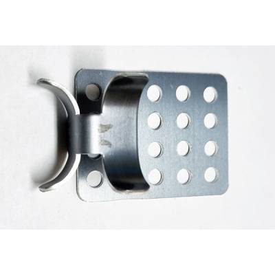 Łącznik, zacisk, spinacz dachowy kabli FINE KOREA typ: RCK-Clip 50x38mm do mocowania przewodu grzejnego GRX-2, samoregulującego na dachu