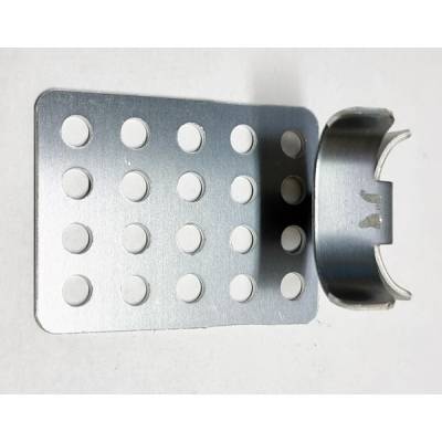 Łącznik, zacisk, spinacz dachowy kabli FINE KOREA typ: RCK-Clip 50x38mm do mocowania przewodu grzejnego GRX-2, samoregulującego na dachu