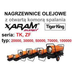 <b>NAGRZEWNICE OLEJOWE XARAM Energy,Tiger King seria TK, ZF</b>