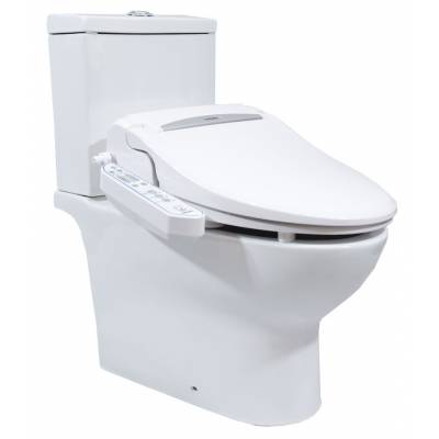 ZESTAW elektroniczny bidet XARAM Energy Q-6100 (wersja krótka) + miska WC stojąca bezrantowa, bezkołnierzowa - rimless kompakt XARAM Energy Brague
