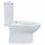 Misa, muszla ceramiczna WC stojąca kompakt bezrantowa, bezkołnierzowa - rimless XARAM Energy Brague Vertical, odpływ pionowy typ warszawski
