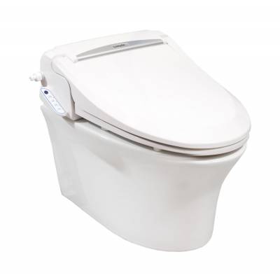 KOMPLET-toaleta myjąca: elektroniczna deska myjąca XARAM Energy Q-7700 (wersja długa EL) + misa ceramiczna WC przyścienna XARAM Energy Milan