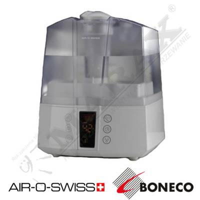 WYPRZEDAŻ! Nawilżacz powietrza ultradźwiękowy Boneco Air washer U7147 Nawilża pomieszczenia do 60m2/ 150m3 BIAŁY