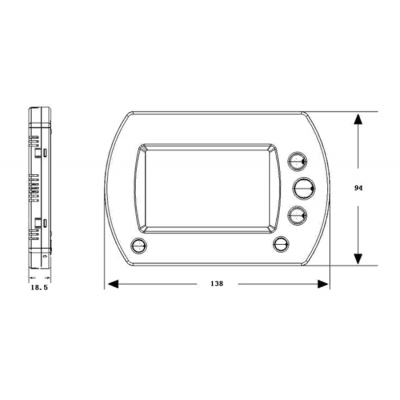 SONNIGER Panel Intelligent WiFi - inteligentny termostat i regulator prędkości z transmicją WiFi kod: WAA0035