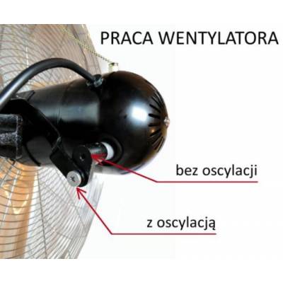 Wentylator przemysłowy naścienny DAXTON SFWI-600SW moc 250W wydajność: 13800m3/h