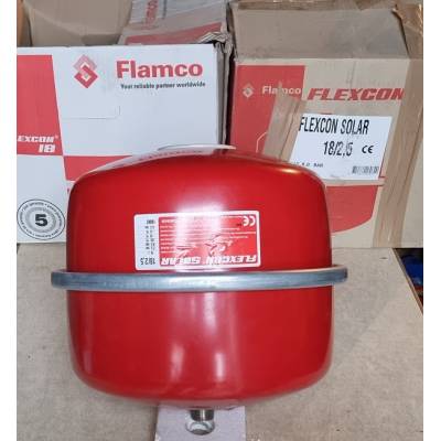 Naczynie przeponowe, wzbiorcze do instalacji solarnych FLAMCO Flexcon SOLAR 18/2,5, 8 bar