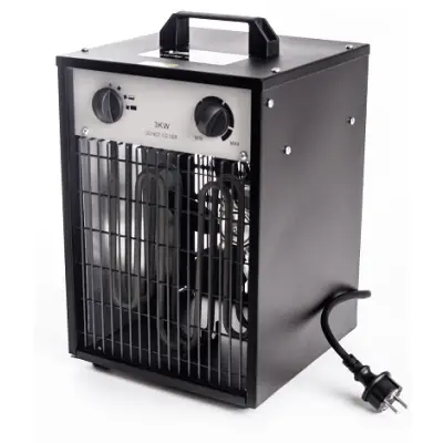 Przenośna nagrzewnica elektryczna, dmuchawa powietrza elektryczna XARAM Energy XE-ZEF3, moc: 3kW