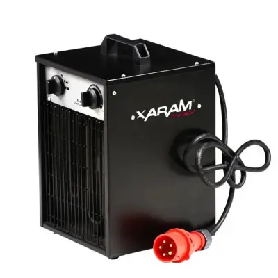 Przenośna nagrzewnica elektryczna, dmuchawa powietrza elektryczna 400V/50Hz XARAM Energy XE-ZEF9 400V/50Hz, moc: 9kW