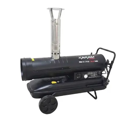 Komin z daszkiem regulowanym ze stali nierdzewnej do nagrzewnicy olejowej XARAM Energy XE-ZH20, XE-ZH-30, XE-ZH-50