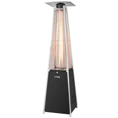 Parasol grzewczy gazowy, ogrodowy XARAM Energy Piramida Black, moc: 13kW, KOD: HT-H-2001
